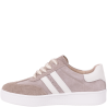 Półbuty Filippo DP7512/26 BE beżowe skórzane sneakersy damskie