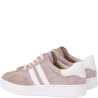 Półbuty Filippo DP7512/26 BE beżowe skórzane sneakersy damskie