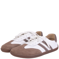Półbuty damskie barefoot BEST BUT 1444 białe skórzane