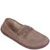 Mokasyny damskie barefoot BEST BUT 1458 taupe zamszowe wsuwane