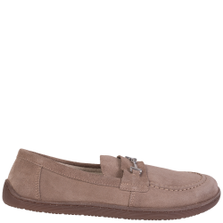 Mokasyny damskie barefoot BEST BUT 1458 taupe zamszowe wsuwane