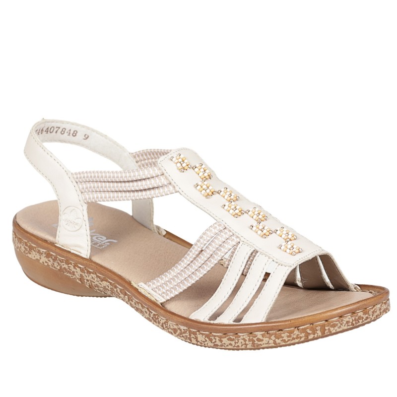 Sandali Rieker Donna Dollaro 62855-52 | Tacco Basso, Chiusura Posteriore, Stile Casual E Comodo
