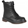 Skórzane Glany Filippo GL429/23 BK Czarne