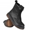 Skórzane Glany Filippo GL429/23 BK Czarne