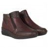 Botki damskie marki Rieker 48754-35 rot kombi