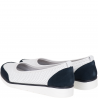 Skórzane półbuty na platformie Filippo DP4524/25 WH NV