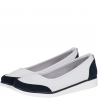 Skórzane półbuty na platformie Filippo DP4524/25 WH NV