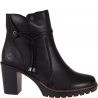 Botki Rieker Y2567-00 czarne na obcasie zimowe