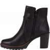 Botki Rieker Y2567-00 czarne na obcasie zimowe