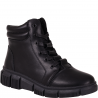 T.Sokolski KEN Z25-250 BLK czarne botki - skóra naturalna