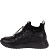 Botki damskie Filippo DBT7168/25 BK czarne skóra platforma