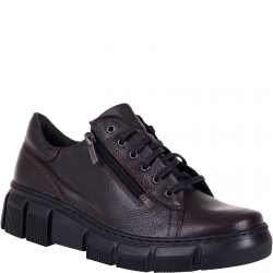 Półbuty damskie Wielbut 030 brązowe skóra naturalna