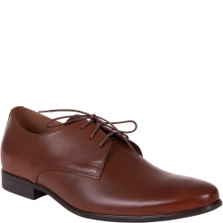 Półbuty męskie Wielbut WZ-03 brązowe skórzane służbowe