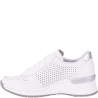 Sneakersy damskie Rieker N4340-80 białe skórzane koturn