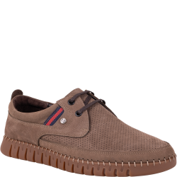 Półbuty męskie Rixa 58A0100 brązowe skórzane casual