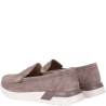 Mokasyny damskie Filippo DP7528/26 TP taupe skórzane zamszowe