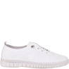 Białe półbuty damskie Filippo DP7810/26 WH skórzane casual