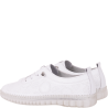 Białe półbuty damskie Filippo DP7810/26 WH skórzane casual