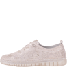 Złote półbuty damskie Filippo DP7810/26 GO skórzane casual