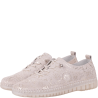 Złote półbuty damskie Filippo DP7810/26 GO skórzane casual
