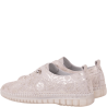 Złote półbuty damskie Filippo DP7810/26 GO skórzane casual